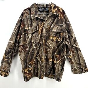 Remington MG3 Realtree Hardwoods Camo Hunting Jacket Mens XL Gorpcore (IN)